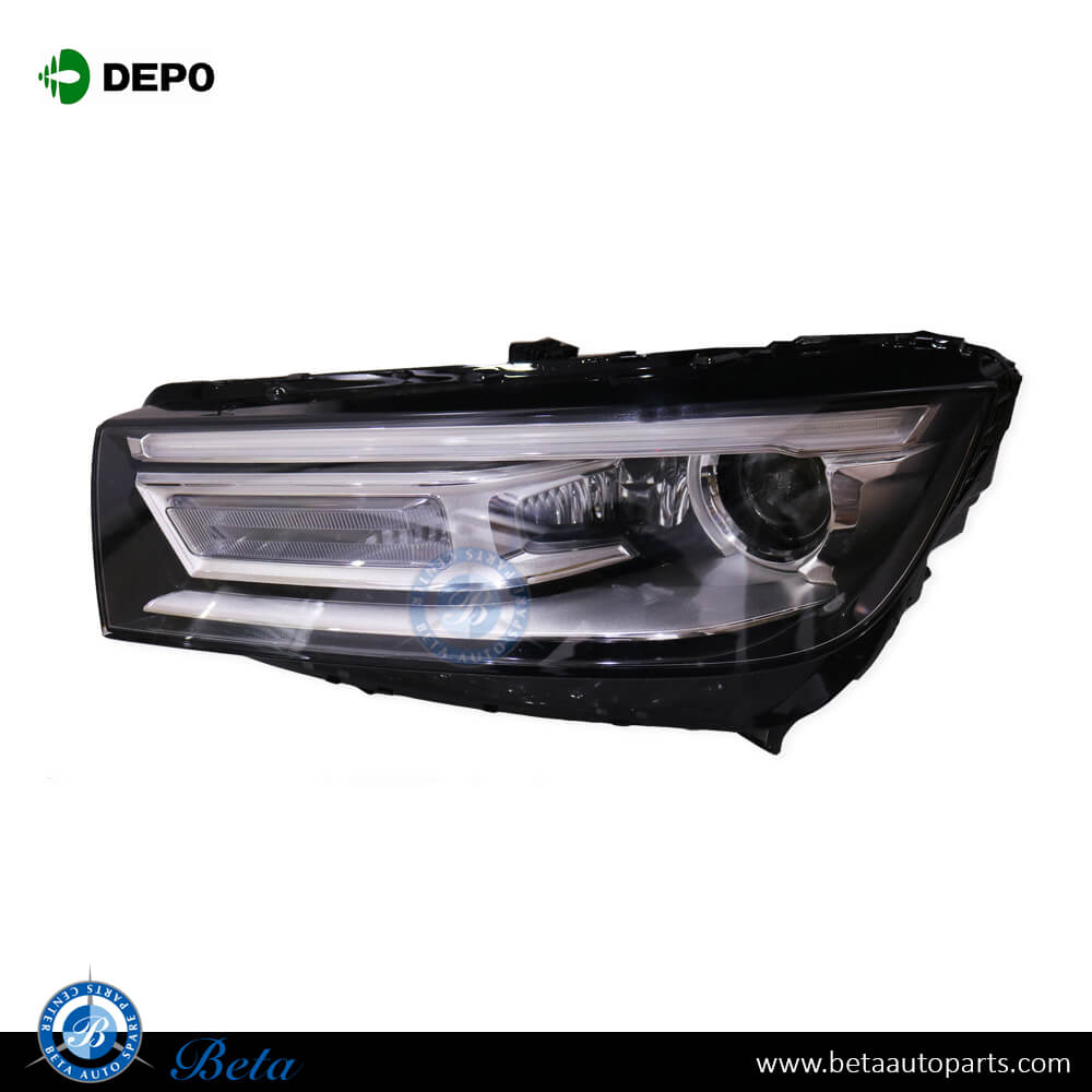 Left Side Headlamp Xenon for Audi Q5 2018 -Up models, Part Number 80A941043 Left Side Headlamp Xenon for Audi Q5 2018 -Up models, Part Number 80A941043
